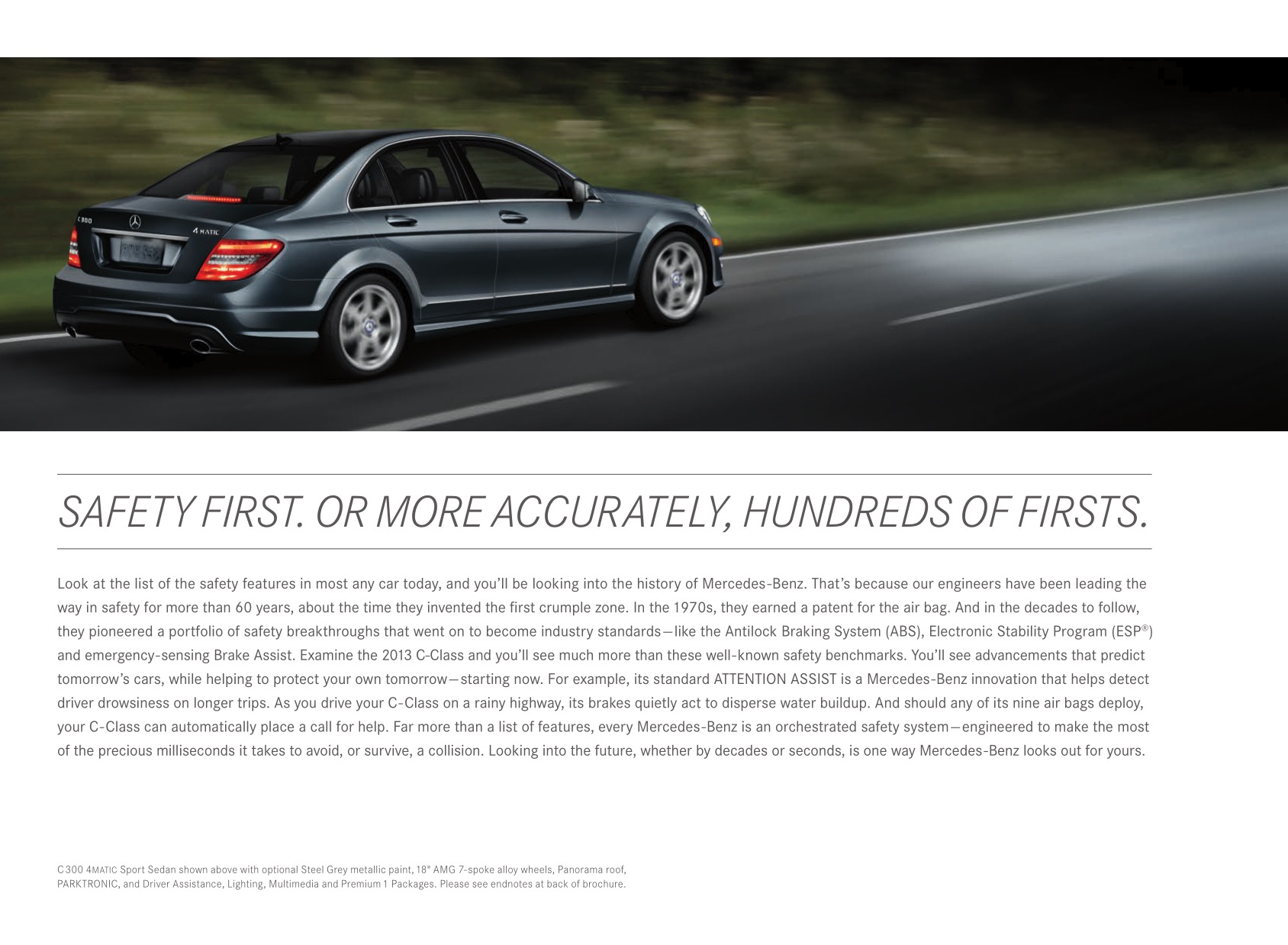 2013 Mercedes-Benz C-Class Brochure Page 7